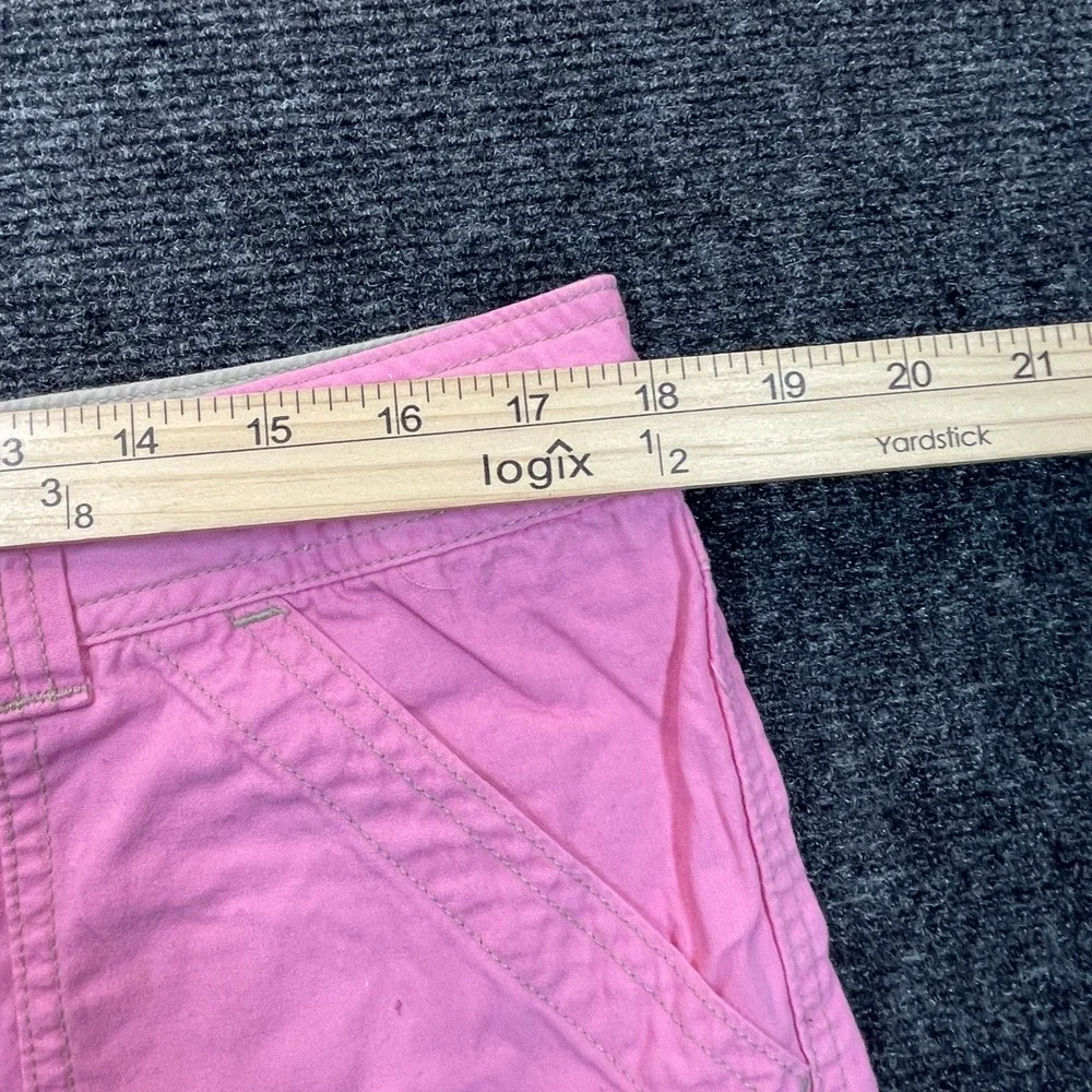 Mossimo Y2K Cargo Shorts Women L Pink Soft Girl Utility Cotton Barbiecore 90s